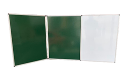 Крейдяна дошка магнітна 100х300 см., під крейду і маркер 5 робочих поверхонь