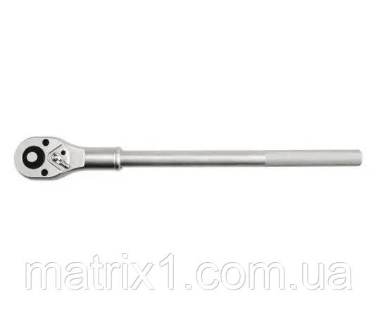Тріскачка пряма з металевою ручкою, квадрат: 3/8" Yato YT-0314