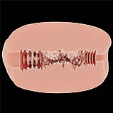 Уцінка! Подвійний мастурбатор: вагіна та анус Slider Double-Ended Masturbator Vagina and Anus Flesh (пошкоджене пакування), фото 4