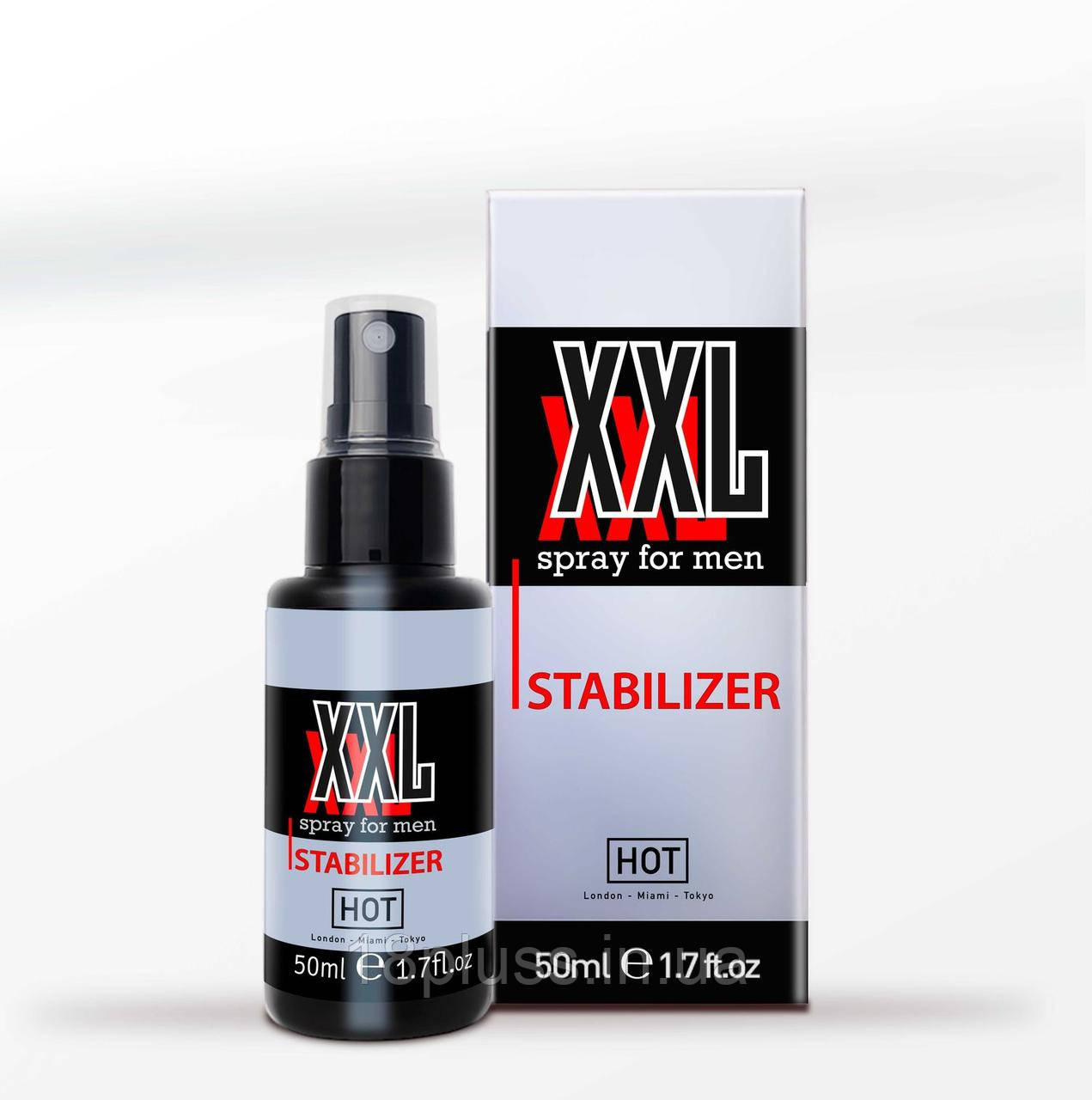 Спрей для покращення чоловічої сексуальної активності HOT XXL Spray For Men Stabilizer, 50 мл (термін по 03.2026), фото 1