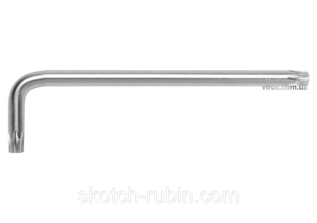 Ключ TORX  Г-подібний 2-сторонній YATO Cr-V, Т40, 26 х 124 мм [50/400]
