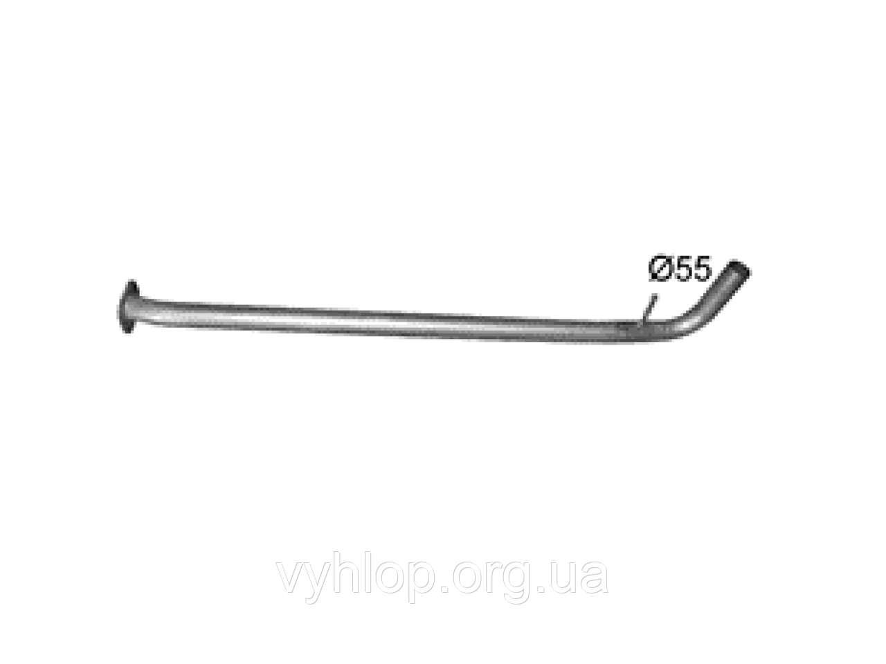 Труба проміжна Кіа Оптима (Kia Optima) (47.92) Polmostrow