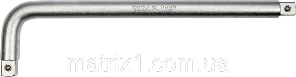 Вороток L-подібний квадрат 3/4", L = 440 мм YATO YT-1348