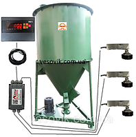 Ваги до 4000кг ZEMIC MB12 (А12) RS232 для кормозмішувача (комплект обладнання) на 3датч.