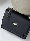 Сумочка жіноча Coach Mini Klare Кросс-боді чорний, фото 6