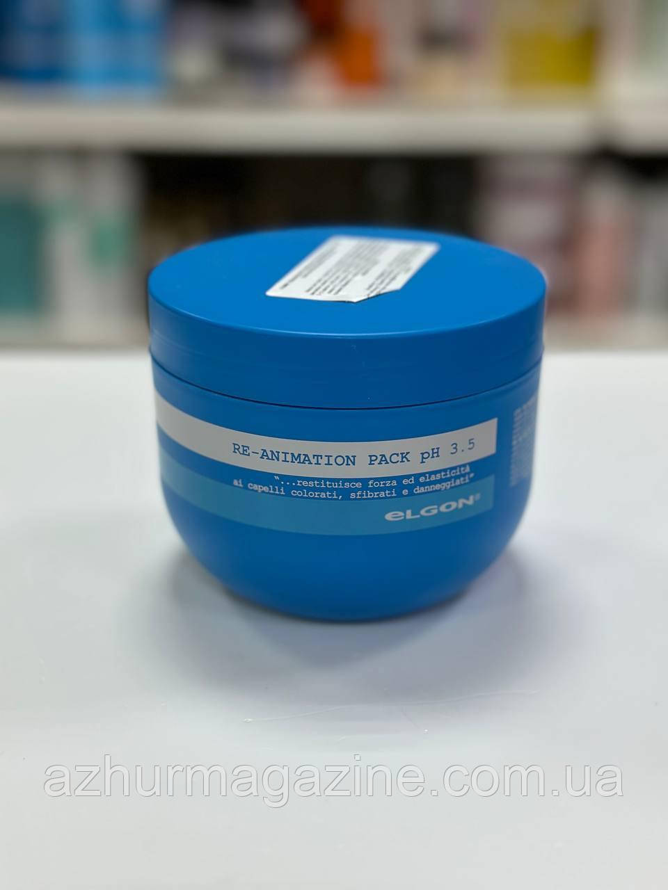 Маска живильна та зволожуюча для пошкодженого фарбованого волосся Elgon Colorcare Re-Animation Pack 500мл