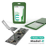 Набір лез для BGA мікросхем (компаунда) 2UUL DA15 «E» (без ручки+4 леза)