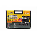 Набір інструментів MASTERTOOL ¼"&½" 108 шт 4-14 мм 10-32 мм кейс 78-7108   Luxprice, фото 6