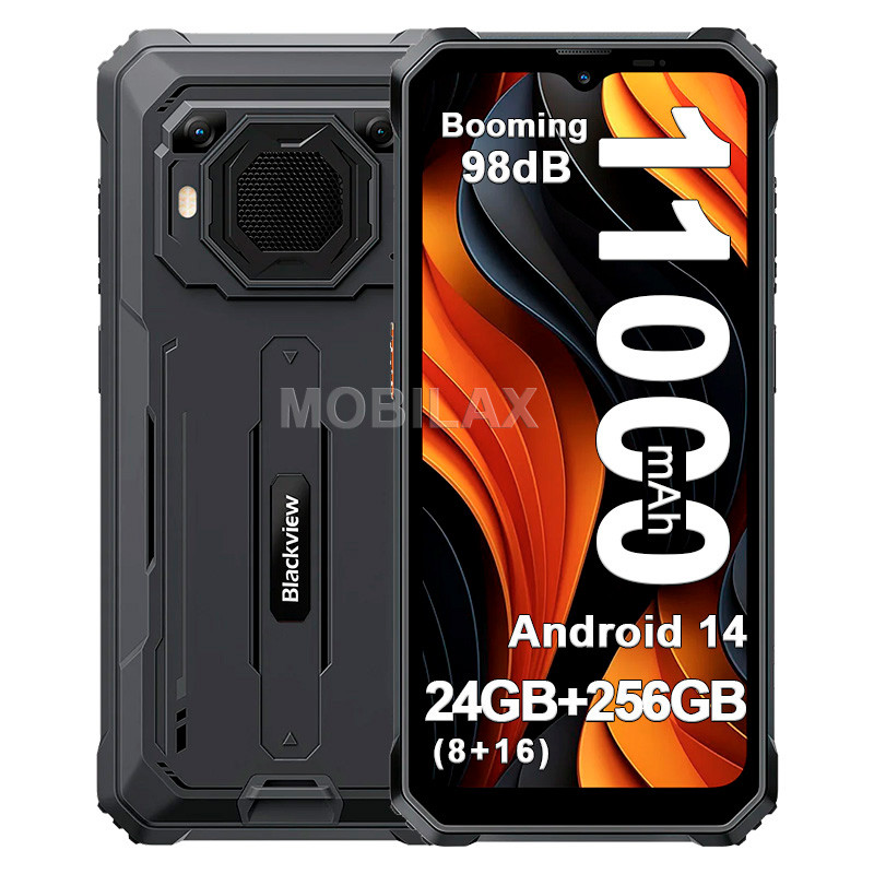Смартфон захищений Blackview BV6200 Plus 8Gb/256Gb, 11000 mAh батарея, IP69K