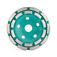 Sturmax 9021M-12-125-22-2 Фреза торцева (чашка) шліфувальна алмазна дворядна 125x22,2 мм