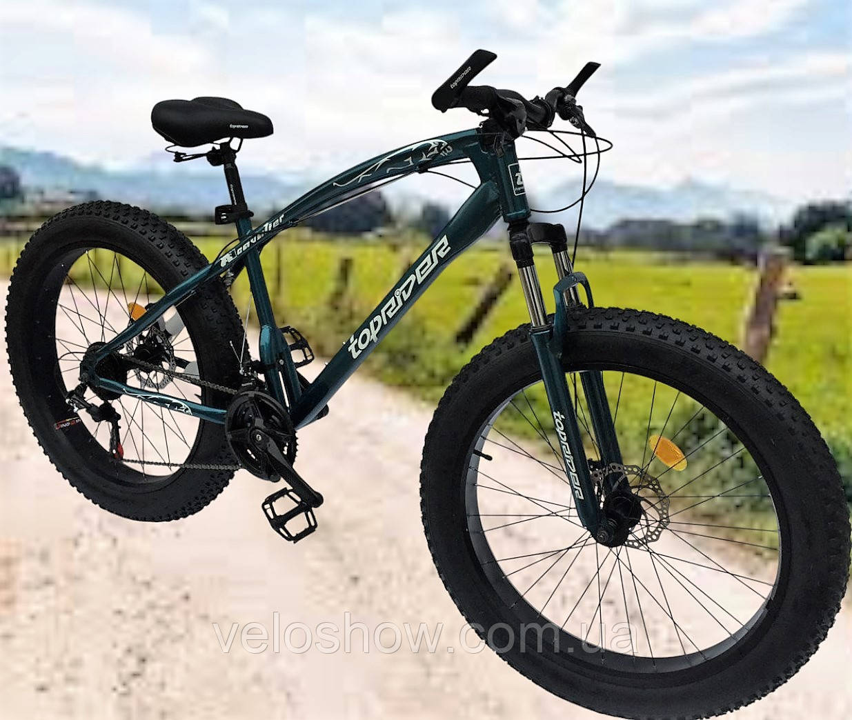Позашляховик фетбайк 26/4.0 Jaguar Top велосипед (fatbike) широкі колеса (2025)