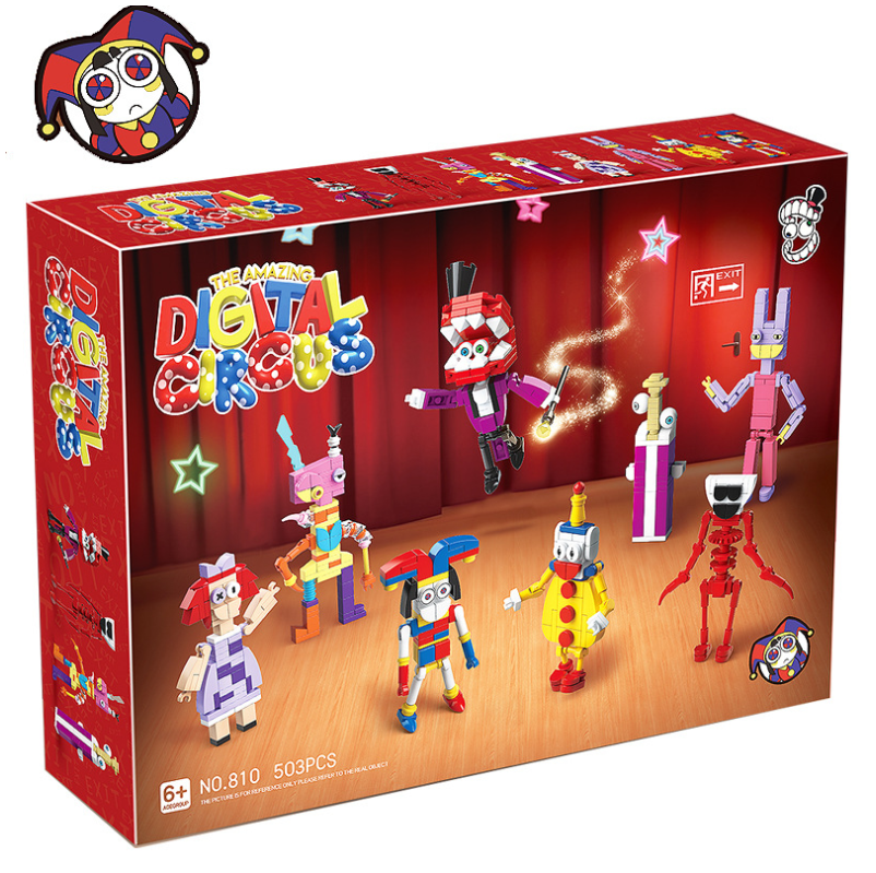 УЦІНКА! Дитячий конструктор Дивовижний Цифровий Цирк персонажі Джакс та Кейн | Amazing Digital Circus, фото 1