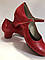Туфлі для танців шкіряні,фігурні підбори, фото 6