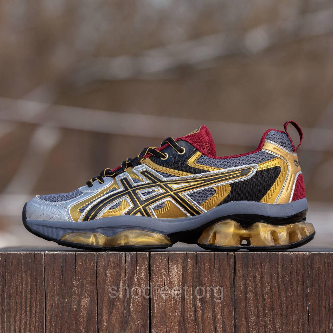 Чоловічі кросівки Asics GEL-QUANTUM KINETIC Carbon Pure Gold, фото 1