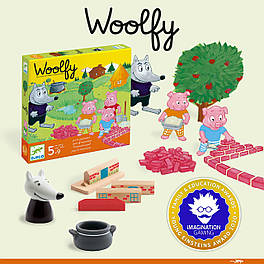 Настільна гра Djeco Три порося Woolfy DJ08427