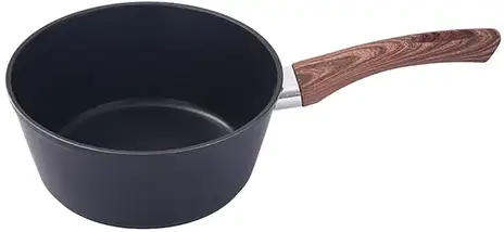 Ківш 1.6л.кований алюміній Bravo Chef з кришкою 18 см, фото 4