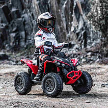 Дитячий квадроцикл Maverick Can-Am 4WD (червоний колір) з пультом керування 2,4G