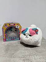 Інтерактивний пухнастий котик який закриває та відкриває очі та реагує на дотик, муркотить та співає пісеньки., фото 2