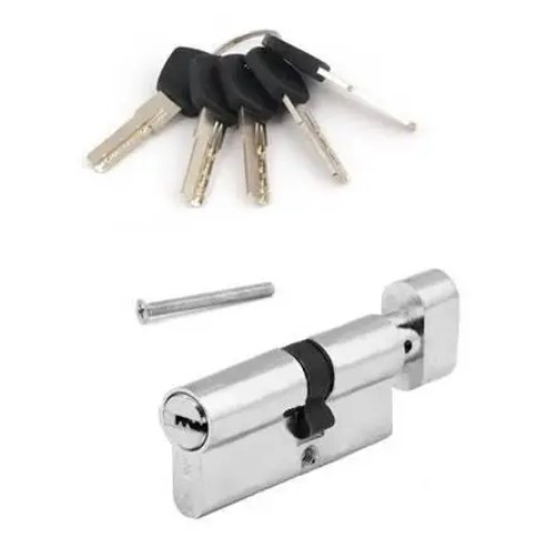 Циліндр Avers DM-70 (30/40C)-C-CR ключ/тумблер хром (54)