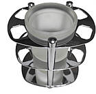 Підставка для зубних щіток з склянкою (латунь хром) Атак 8530002A, фото 4