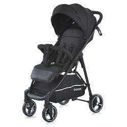 Дитяча прогулянкова коляска книжка BAMBI M 4249-2 Black Matt
