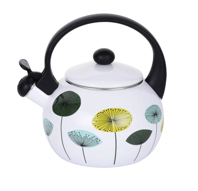 Чайник емальований 2.2л зі свистком Kamille KM-1031, фото 1