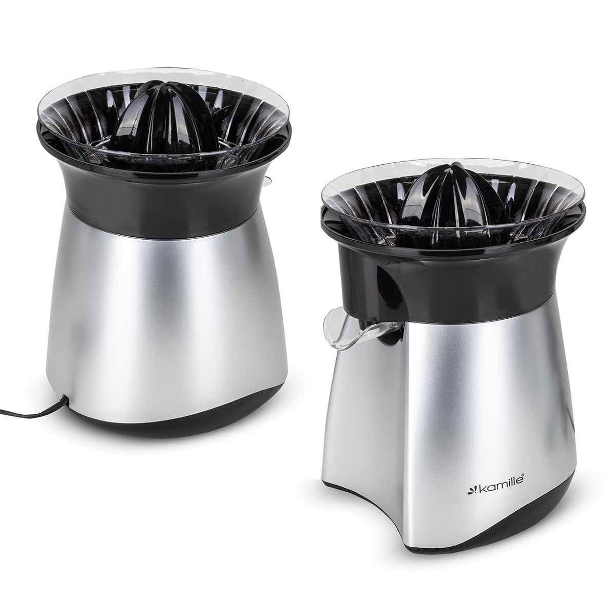 Соковитискач електричний для цитрусових із пластику 40 Вт Kamille KM-6737, фото 1