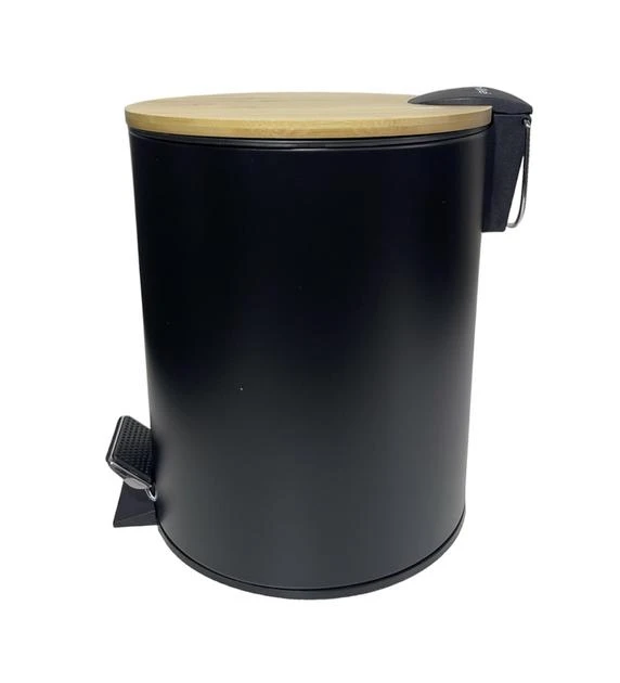 Відро для сміття з хромованої сталі 5л Kamille KM-0205, фото 1