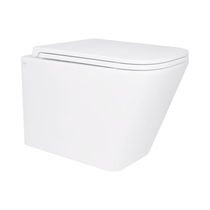 Унітаз підвісний Qtap Tern безобідковий із сидінням Soft-close QT1733052ERW