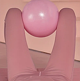 Синій м'яч для пілатесу та гімнастики діаметром 25 см., фото 6