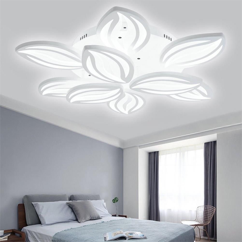 Сучасна LED люстра з пультом керування на 9 пелюсток для площі до 25 м² 8092/6+3WH LED 3color