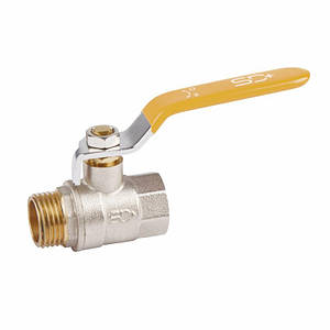 Кран кульовий SD Plus 1/2" ВН для газу (важіль) SD605G15