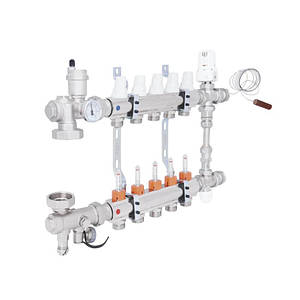 Колекторна група Icma 1" 5 контуру з витратоміром №K0111