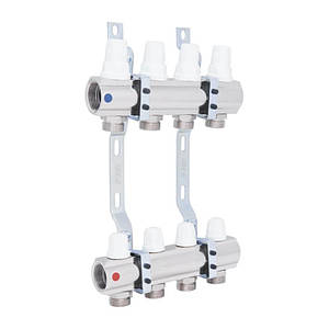 Колектор Icma 1" 4 контури без витратоміра №K005