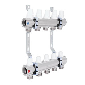 Колектор Icma 1" 5 контурів без витратоміра №K005