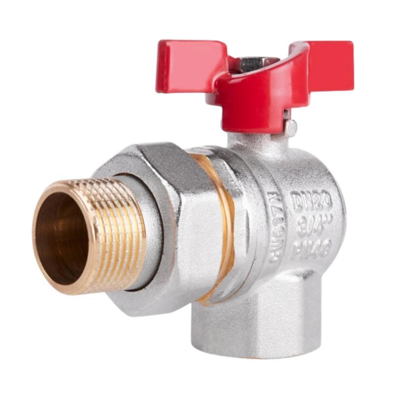 Кран кульовий "Американка" SD Plus кутовий 3/4" ВН SD222W20