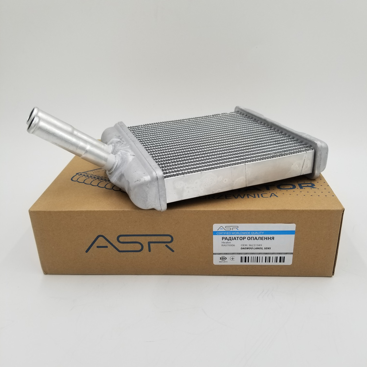 Радіатор пічки Ланос, Сенс алюмінієвий (22 соті), ASR Чехія