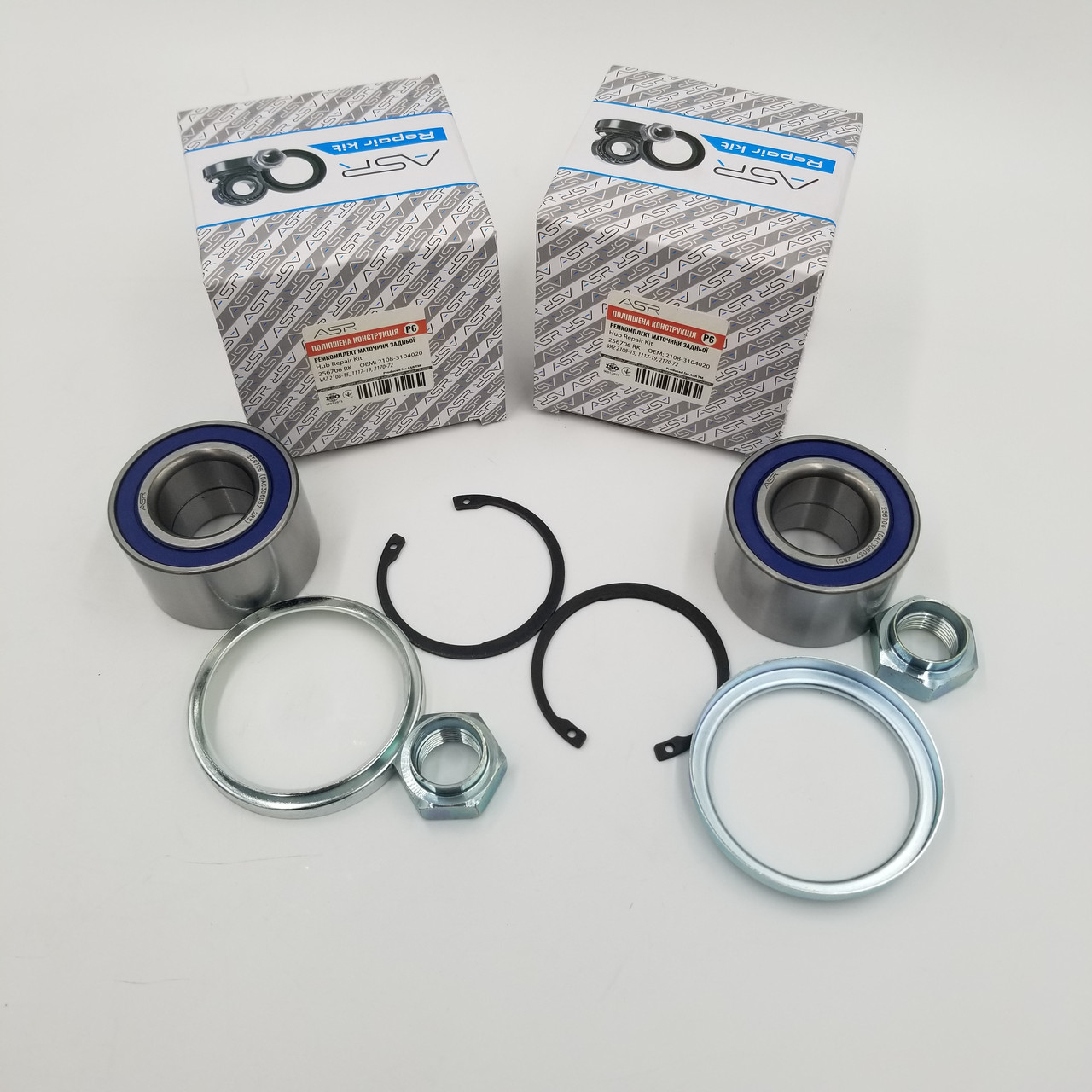 Підшипник задньої ступиці ВАЗ 2108-15, 1117-19, 2170-72 (комплект 2 шт.) ASR Чехія