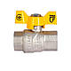 Кран кульовий SD Forte 1/2" ВР для газу (метелика) SF602G15, фото 5