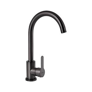 Змішувач для кухні U-подібний Brinex Pure 015F U-подібний Graphite BRIPUR015FGRP