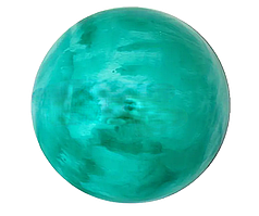 Зелений м'яч для пілатесу та гімнастики діаметром 25 см.