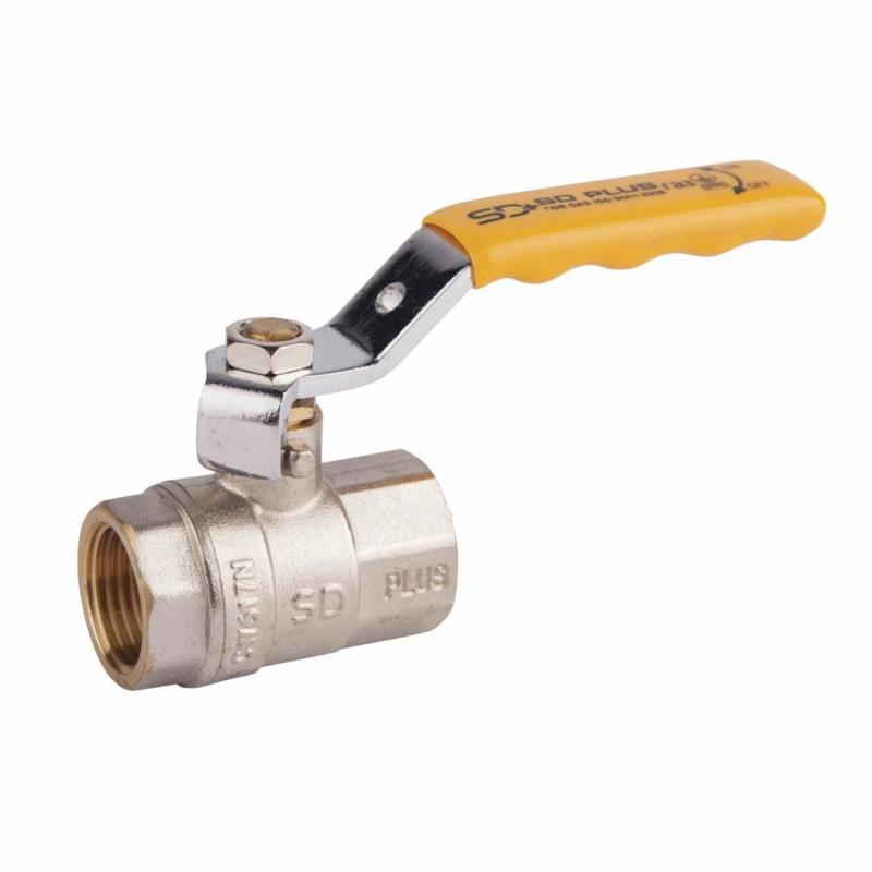 Кран кульовий SD Plus 1" 1/2 ВР для газу (важіль) SD600NG40PN40, фото 1