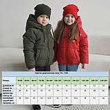 Демісезонна куртка для дівчинки 1-14 років весна осінь Дитяча Осіння курточка для підлітків Пудра 74-80, фото 2