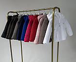 Демісезонна куртка для дівчинки 1-14 років весна осінь Дитяча Осіння курточка для підлітків Пудра 74-80, фото 7