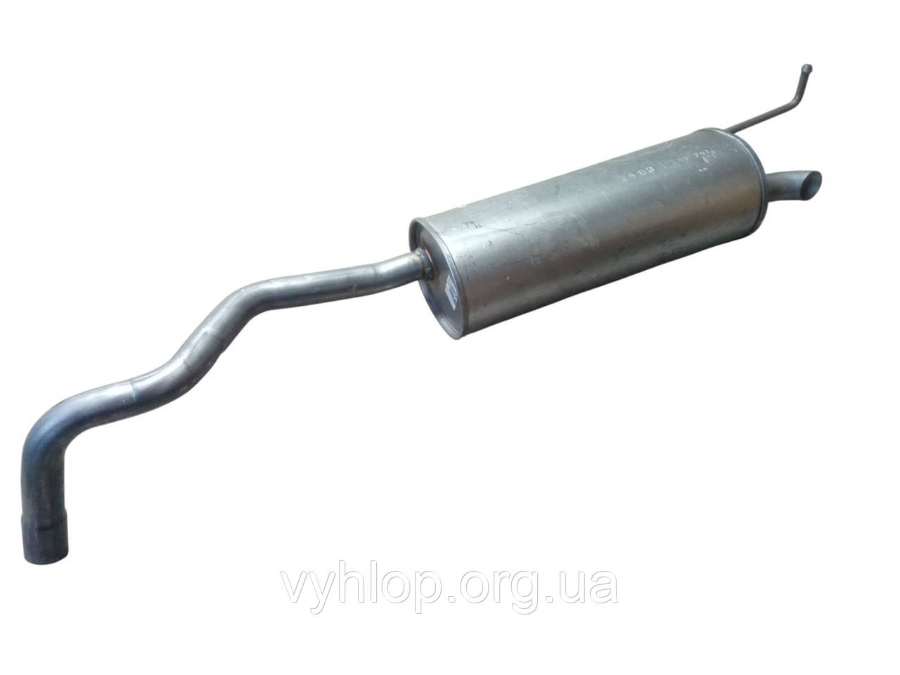 Глушник Шкода Румстер (Skoda Roomster) 1.4 06-10 (24.63) Polmostrow алюминизированный