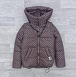 Демісезонна куртка жилетка 2в1 для дівчинки підлітка на весну осінь Дитяча Осіння курточка трансформер 152, фото 3