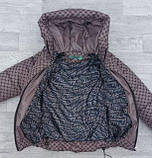 Демісезонна куртка жилетка 2в1 для дівчинки підлітка на весну осінь Дитяча Осіння курточка трансформер 152, фото 7