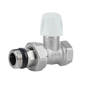 Кран радіаторний Icma 1/2" з антипротічкою прямий без ручки No815+940