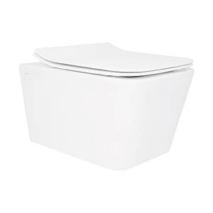 Унітаз підвісний Qtap Crow безобідковий із сидінням Soft-close
