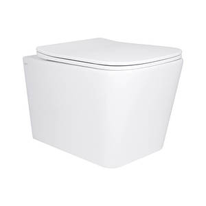 Унітаз підвісний Qtap Tern Ultra Quiet із сидінням із сидінням Soft-Close WHITE QT17332303AW